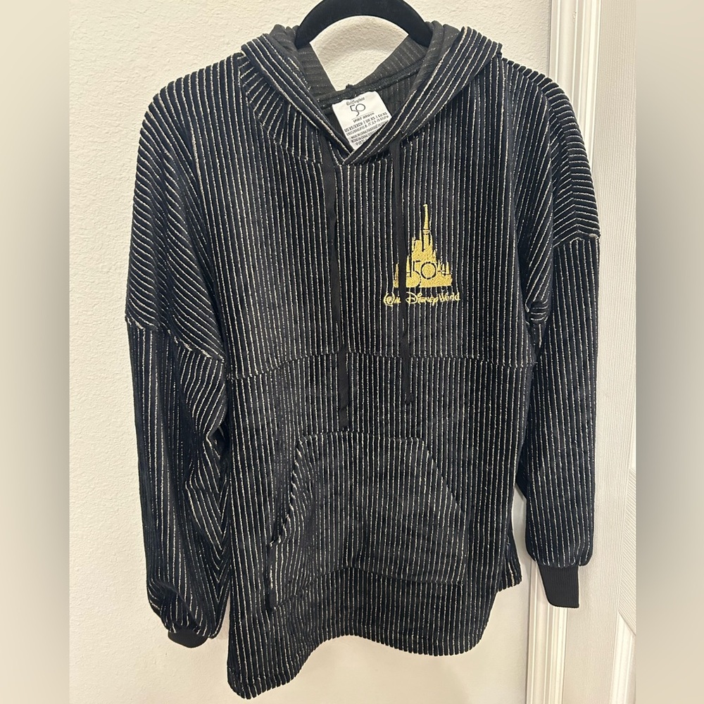 Disney Parks 50th Anniversary Luxe Collection Spirit Jersey Corduroy Hoodie XS